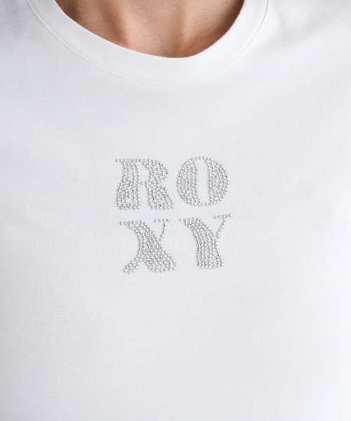 ROXY ロキシー らい☆さま ROXY（ロキシー） tシャツ SPARKLY /ロキシーラインストーンロゴタイト