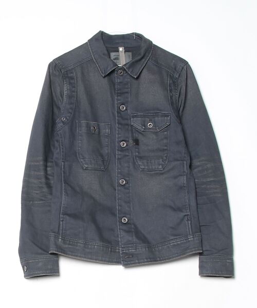 G-STAR RAW 「G-STAR」 デニムジャケット S グレー メンズ : ZOZOTOWN