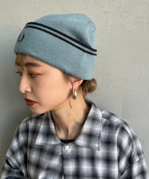 FRED PERRY（フレッドペリー） ニット帽 ニットキャップ ツイン