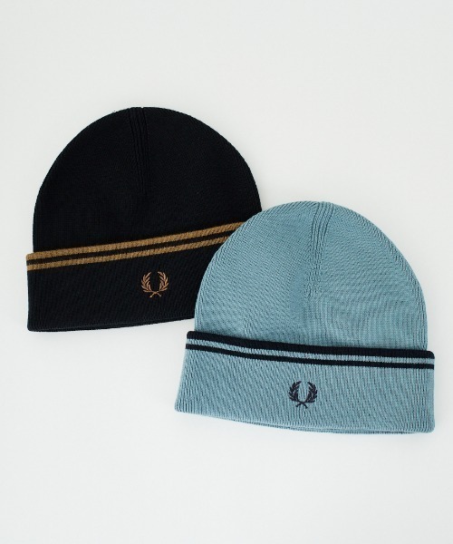 FRED PERRY（フレッドペリー） ニット帽 ニットキャップ ツイン