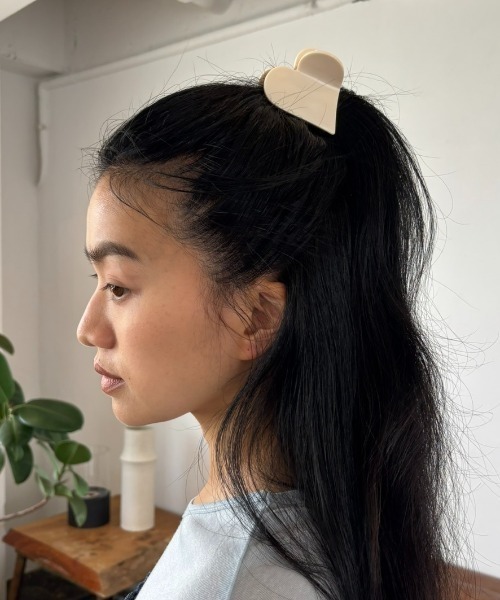 FUULLY STUDIO ヘアクリップ BIGハートバンスクリップ : ZOZOTOWN