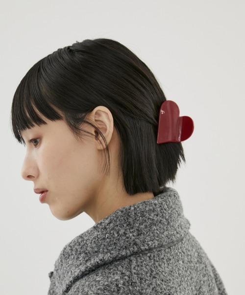 FUULLY STUDIO ヘアクリップ BIGハートバンスクリップ : ZOZOTOWN