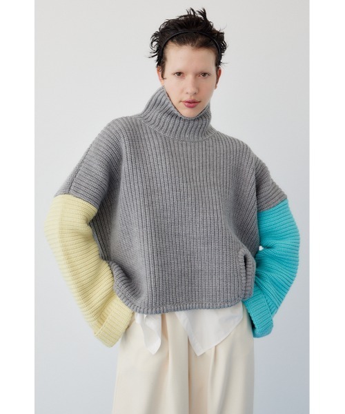 HeRIN.CYE タートルネックニット FREE グレー レディース : ZOZOTOWN