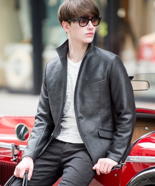 専用出品BUFFALO BOBS　イタリアンカラーレザージャケット COZZA(コッザ)シープレザー イタリアンカラージャケット BUFFALO BOBS