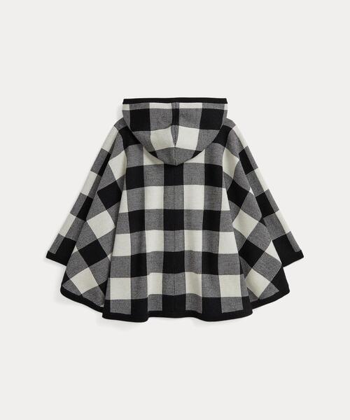 Ralph Lauren チェック柄 ポンチョ Polo Ralph Lauren Childrenswear ポンチョ チェック ウール