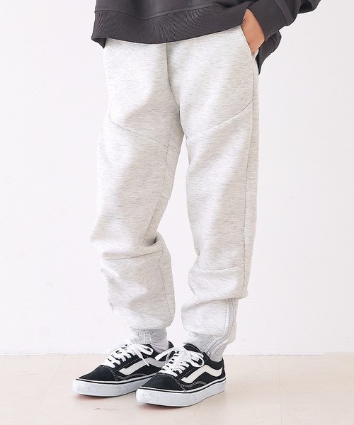 coca（コカ） パンツ キッズ ソフトスウェット裾ジップジョガーパンツ