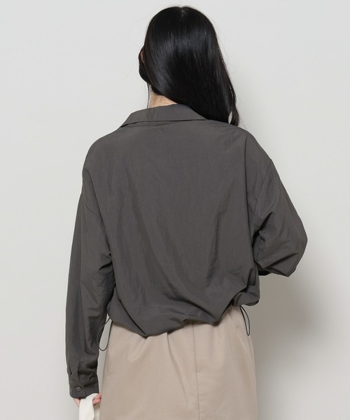 「ALAND」 「3.3 Field Trip」長袖シャツ FREE チャコール レディース_画像5