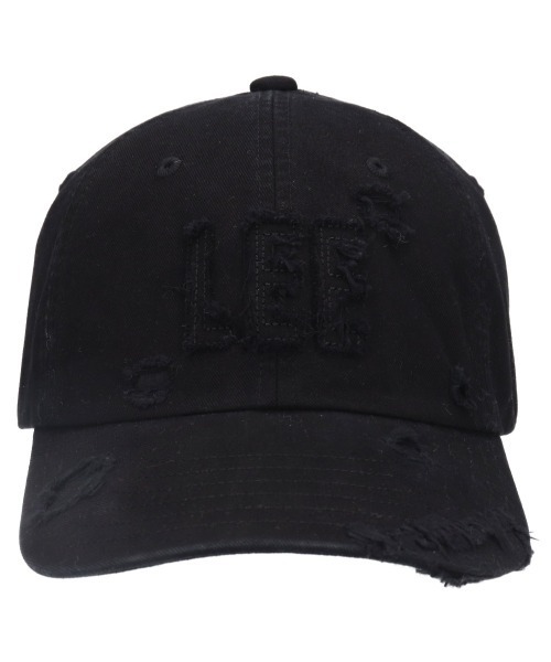 完売　 BABYL ダメージキャップ ブラック 56-60cm Lee（リー） キャップ 帽子 COTTON DAMAGE CAP/コットンツイルダメージ