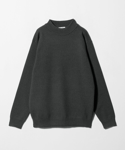 A DAY IN THE LIFE セーター ニット ハイゲージ ミラノリブ モック