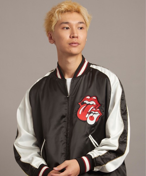 「JACKROSE」 スタジャン M ブラック メンズ_画像2