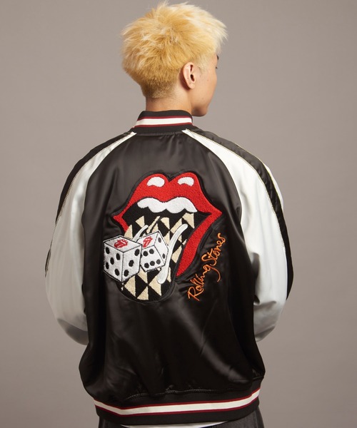 「JACKROSE」 スタジャン M ブラック メンズ_画像9