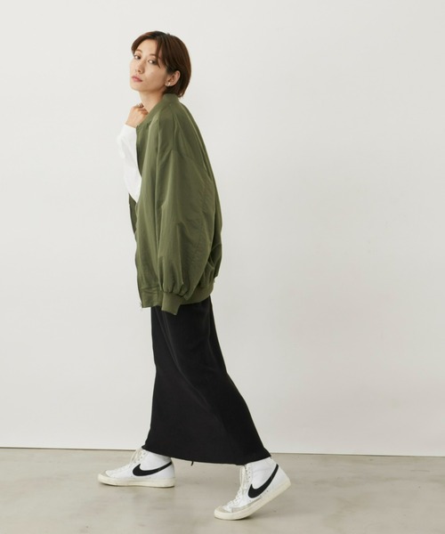 「Auntie Rosa Holiday」 ニットスカート MEDIUM チャコールグレー レディース_画像4