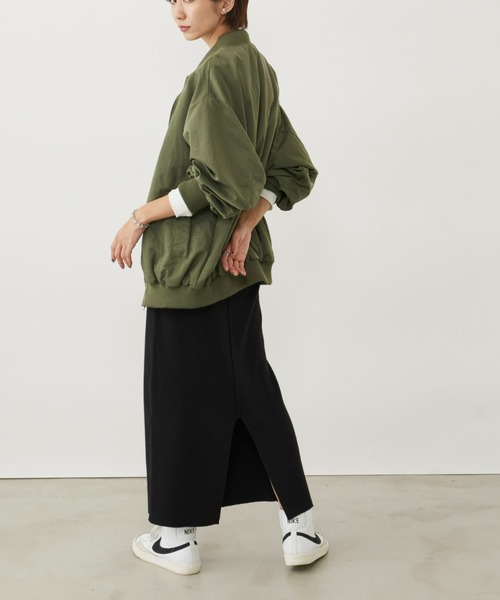 「Auntie Rosa Holiday」 ニットスカート MEDIUM チャコールグレー レディース_画像8