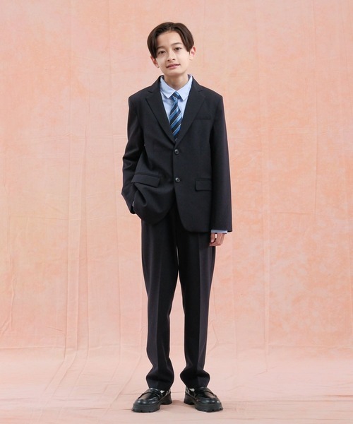 グローバルワーク イージーケア ジャケットパンツ スーツ シャツ 150 卒業式 GLOBAL WORK（グローバルワーク） フォーマル 発表会 卒園式 入学式 卒