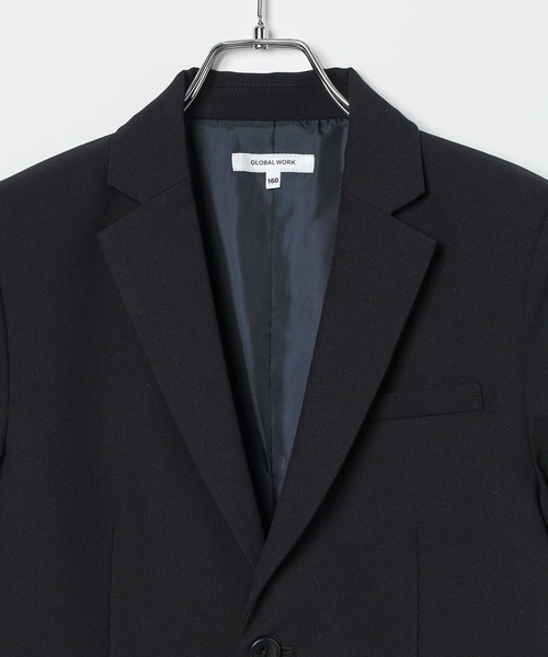 グローバルワーク イージーケア ジャケットパンツ スーツ シャツ 150 卒業式 GLOBAL WORK（グローバルワーク） フォーマル 発表会 卒園式 入学式 卒