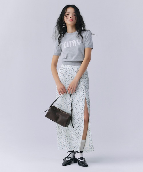 「EIMY ISTOIRE」 半袖ニット F ピンク レディース_画像3