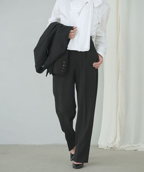 「chuclla」 テーラードジャケット M ブラック系その他 レディース_画像6