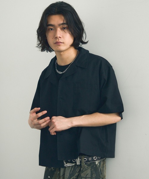 「Shoowtime」 半袖シャツ X-LARGE ブラック メンズ_画像3
