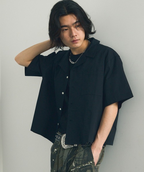 「Shoowtime」 半袖シャツ X-LARGE ブラック メンズ_画像7