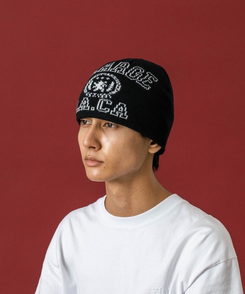 XLARGE（エクストラ ラージ） ニット帽 ニットキャップ COLLEGE LOGO
