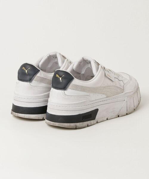 「PUMA」 ローカットスニーカー 26.0cm ホワイト レディース_画像2