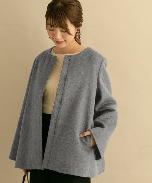 URBAN RESEARCH Sonny Label ノーカラージャケット FREE グレー