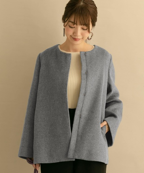 URBAN RESEARCH Sonny Label ノーカラージャケット FREE グレー