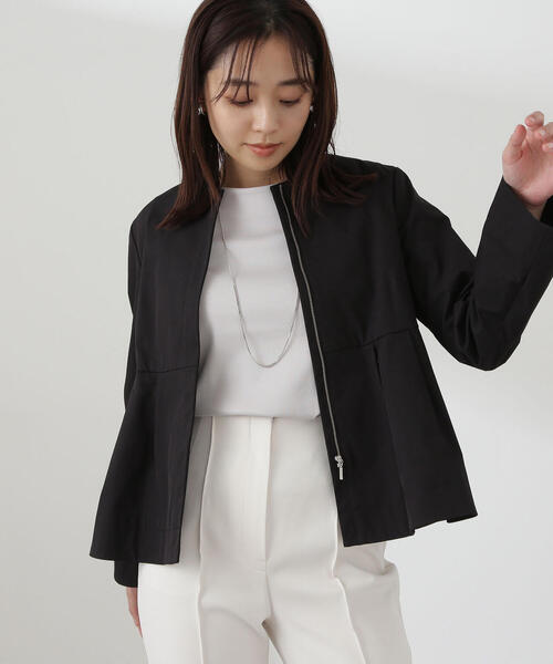 【美品】NATURAL BEAUTY BASIC  アウター　Mサイズ NATURAL BEAUTY BASIC（ナチュラルビューティーベーシック） ブルゾン