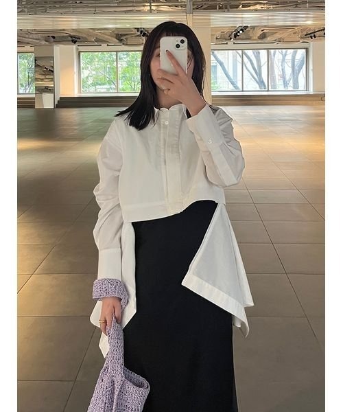 「styling/」 長袖シャツ FREE ブラック レディース_画像8