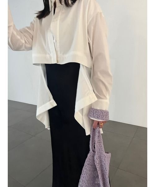 「styling/」 長袖シャツ FREE ブラック レディース_画像9