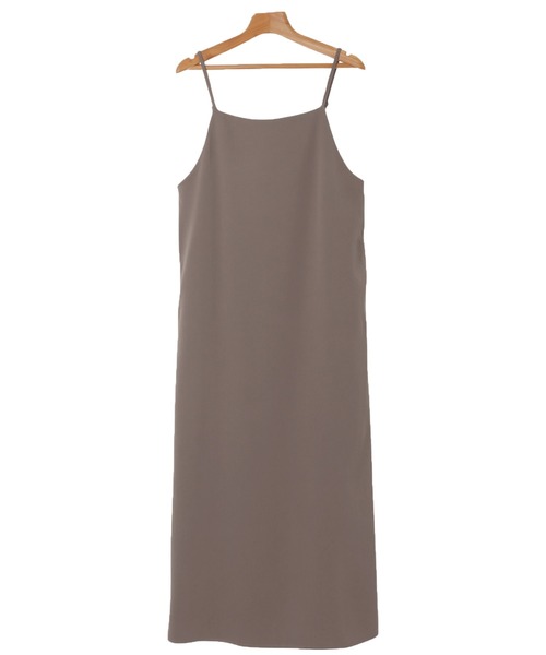 「evernavy」 キャミソールワンピース L グレイッシュベージュ レディース_画像5