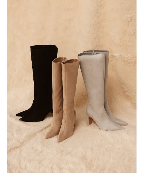 「Darich」 ロングブーツ L ブラック レディース_画像2