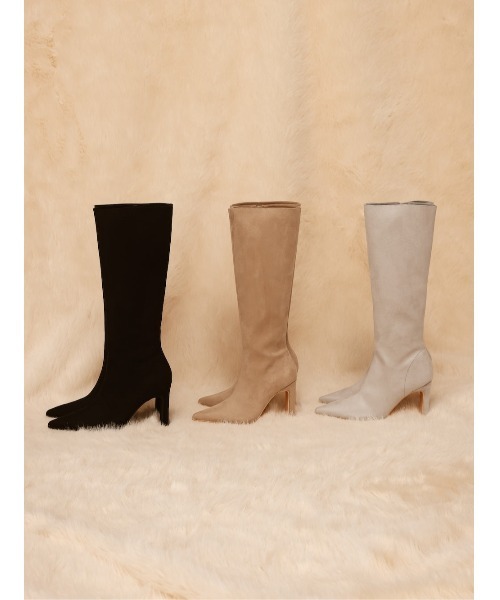 「Darich」 ロングブーツ L ブラック レディース_画像3