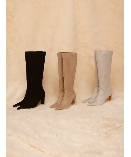 「Darich」 ロングブーツ L ブラック レディース_画像4