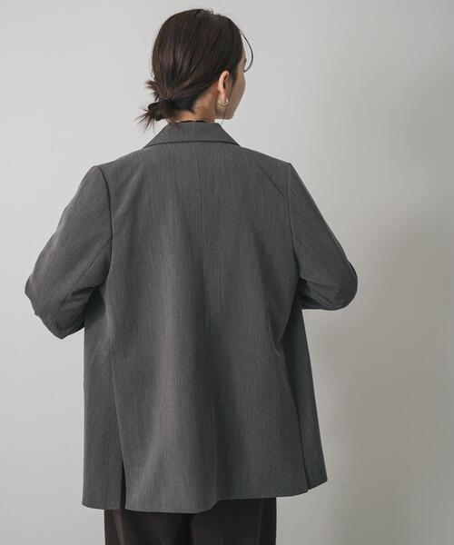 クロ　DOUDOU アーバンリサーチ　グレー テーラードジャケット SENSE OF PLACE by URBAN RESEARCH テーラードジャケット ONE ブラック