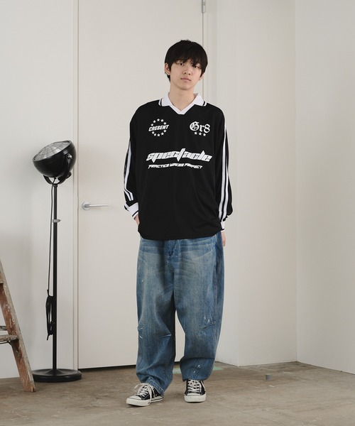 「ROOPTOKYO」 「suggestion」長袖Tシャツ M ブラック メンズ_画像8