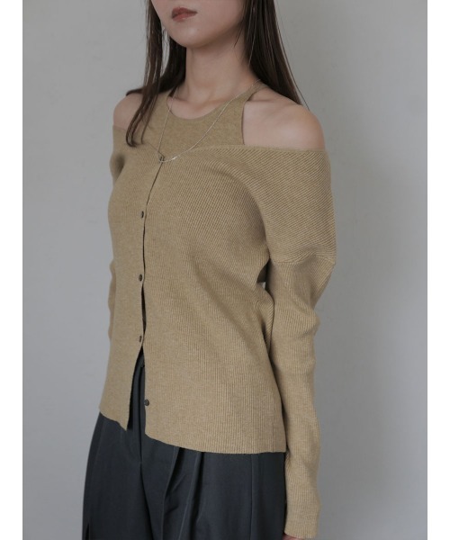 「Reurie'」 ニットアンサンブル FREE ベージュ レディース_画像5