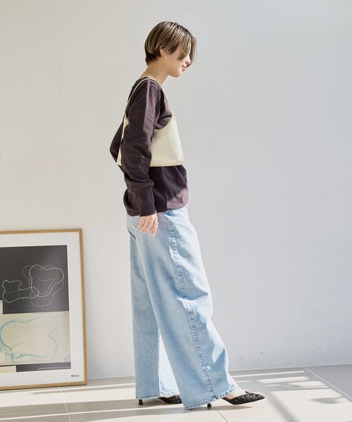 「LE TALON」 ヒールサンダル MEDIUM ブラック×ブラック レディース_画像8