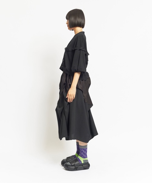 「gomme」 半袖カットソー MEDIUM ブラック レディース_画像3