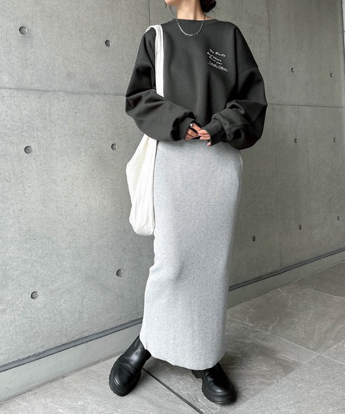 [andme] [alma design] тренировочный cut and sewn M авто mi-ru женский 