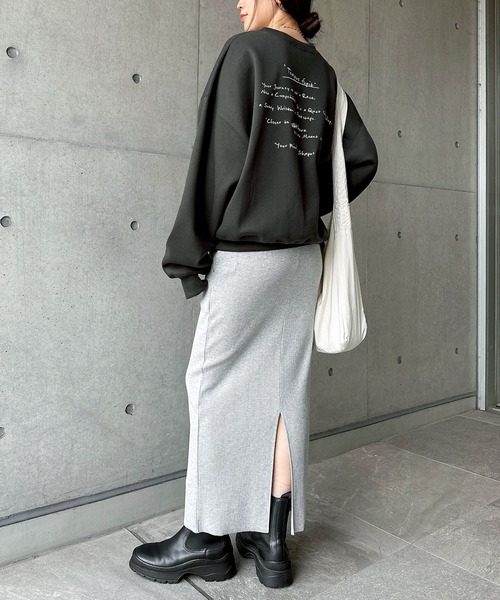 [andme] [alma design] тренировочный cut and sewn M авто mi-ru женский 