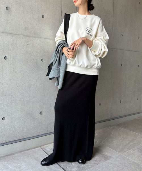 [andme] [alma design] тренировочный cut and sewn M авто mi-ru женский 