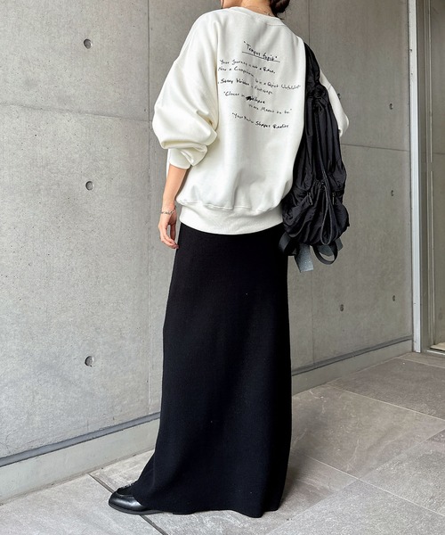 [andme] [alma design] тренировочный cut and sewn M авто mi-ru женский 