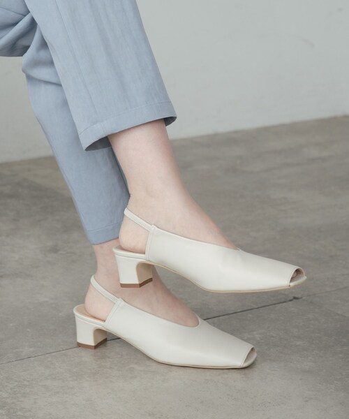 INDIVI GALLEST パンプス バックストラップパンプス : ZOZOTOWN Yahoo