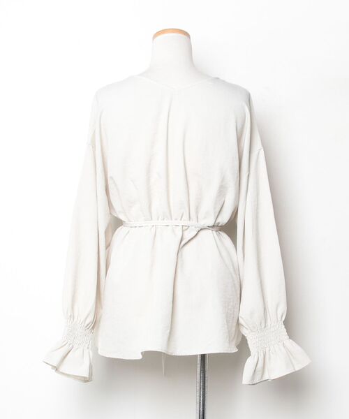 「LOWRYS FARM」 長袖ブラウス FREE ベージュ レディースの画像2