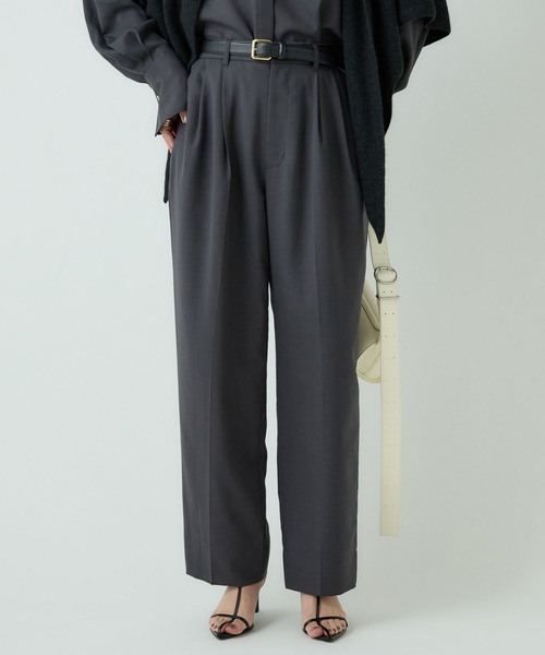 「Chaos」 スラックス 36 ブラウン レディース_画像9