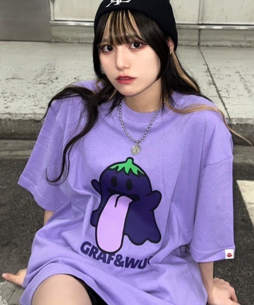 「GRAF&WU」 半袖Tシャツ L ホワイト メンズ_画像3