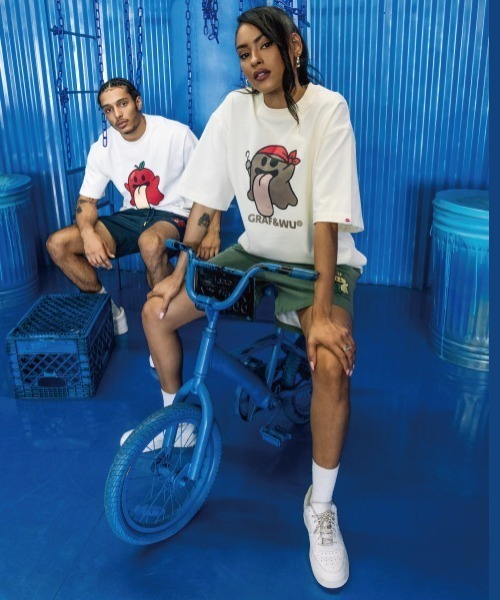 「GRAF&WU」 半袖Tシャツ L ホワイト メンズ_画像6