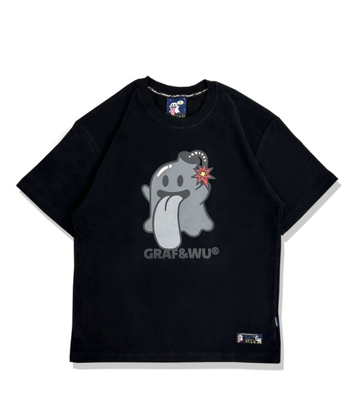 「GRAF&WU」 半袖Tシャツ L ホワイト メンズ_画像9