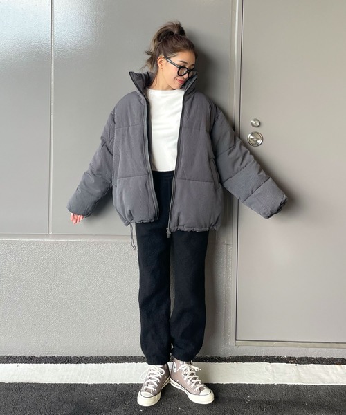 CHERI since1985 ダウンコート ダウンジャケット 裾ドロストダブル